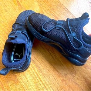 New Puma Black Toddler Shoes